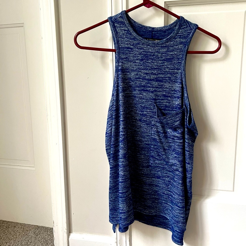 Rag and bone Bowery tank in royal blue size xs